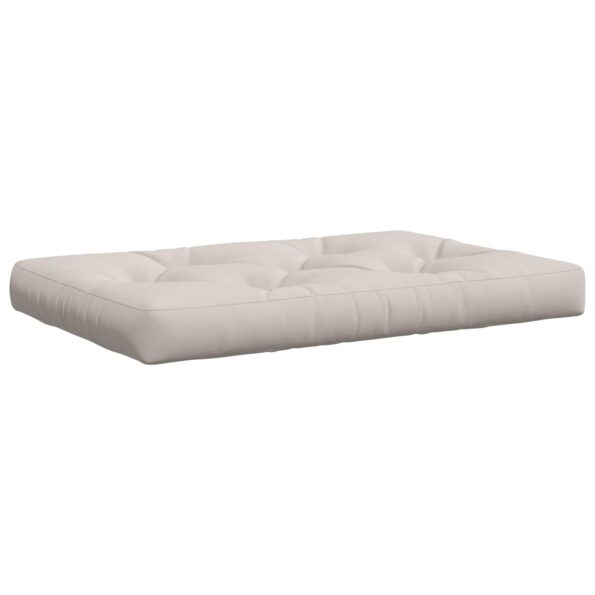 vidaXL Vankúš na paletu VIANEN 100% polyester Biela 120 x 60 x 12 cm – Obrázok 4