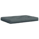 vidaXL Vankúš na paletu VIANEN 100% polyester Modrá 120 x 60 x 12 cm – Obrázok 2