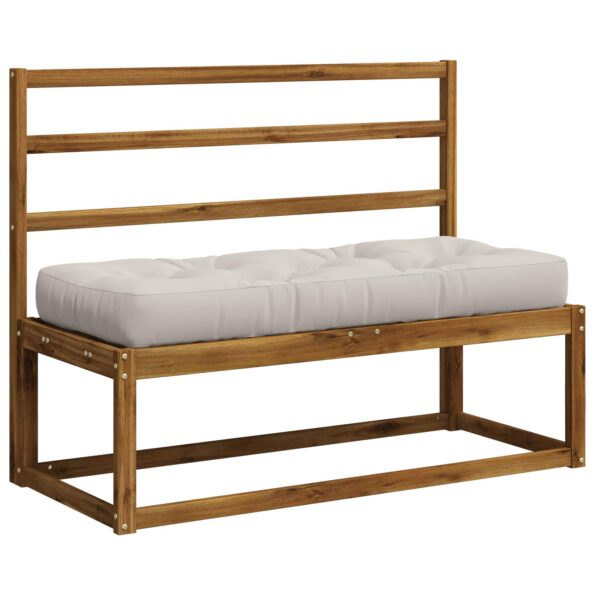 vidaXL Vankúš na paletu VIANEN 100% polyester Biela 120 x 50 x 12 cm – Obrázok 2