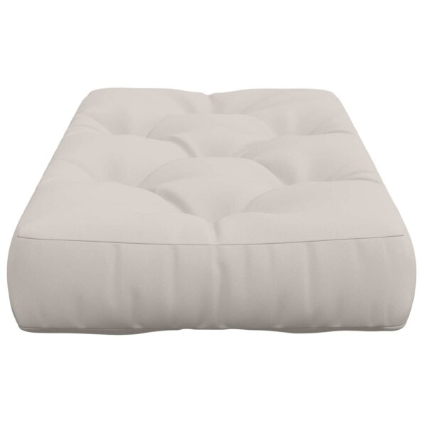 vidaXL Vankúš na paletu VIANEN 100% polyester Biela 120 x 50 x 12 cm – Obrázok 3