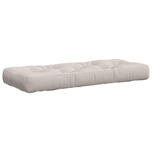 vidaXL Vankúš na paletu VIANEN 100% polyester Biela 120 x 50 x 12 cm – Obrázok 4