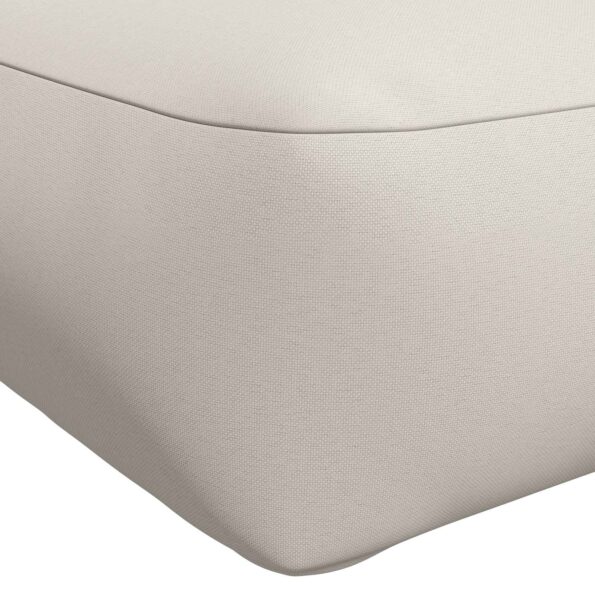 vidaXL Vankúš na paletu VIANEN 100% polyester Biela 120 x 50 x 12 cm – Obrázok 5