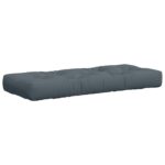vidaXL Vankúš na paletu VIANEN 100% polyester Modrá 120 x 40 x 12 cm – Obrázok 2