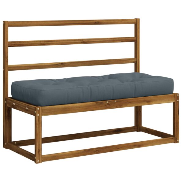 vidaXL Vankúš na paletu VIANEN 100% polyester Modrá 120 x 40 x 12 cm – Obrázok 3