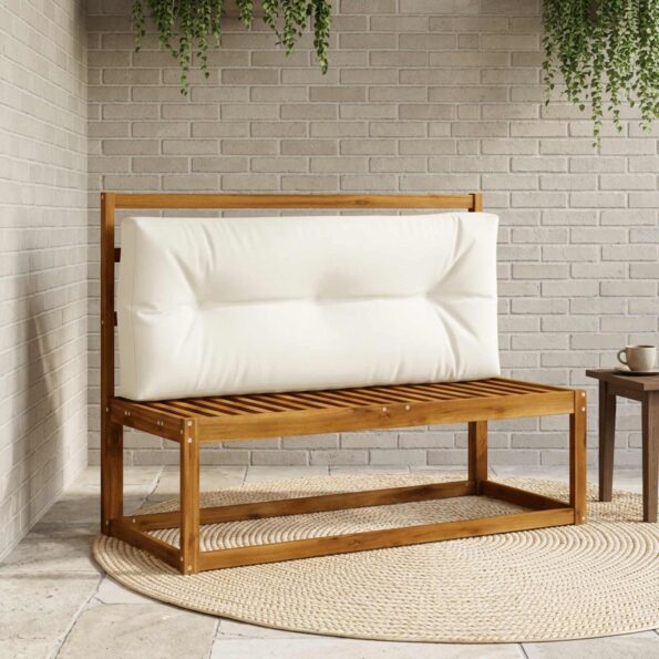 vidaXL Vankúš na paletu VIANEN 100% polyester Biela 120 x 40 x 12 cm – Obrázok 8