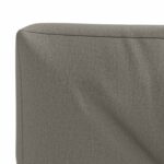 vidaXL Vankúš na paletu VIANEN 100% polyester Sivá 120 x 40 x 12 cm – Obrázok 5