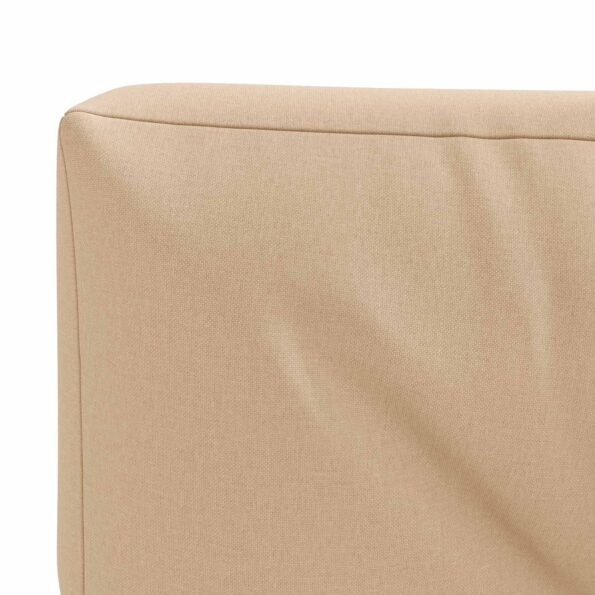 vidaXL Vankúš na paletu VIANEN 100% polyester Piesková – Obrázok 5
