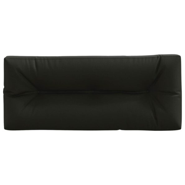 vidaXL Vankúš na paletu VIANEN 100% polyester Čierna 120 x 50 x 12 cm – Obrázok 3