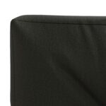 vidaXL Vankúš na paletu VIANEN 100% polyester Čierna 120 x 50 x 12 cm – Obrázok 5