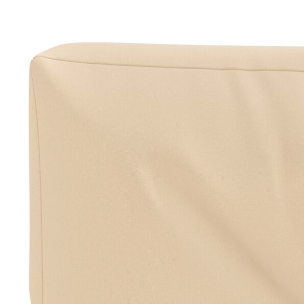 vidaXL Vankúš na paletu VIANEN 100% polyester Krémová 120 x 50 x 12 cm – Obrázok 5