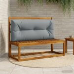 vidaXL Vankúš na paletu VIANEN 100% polyester Modrá 120 x 60 x 12 cm – Obrázok 8