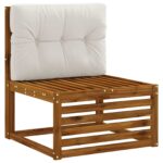 vidaXL Vankúš na paletu VIANEN 100% polyester Biela 70 x 40 x 12 cm – Obrázok 2