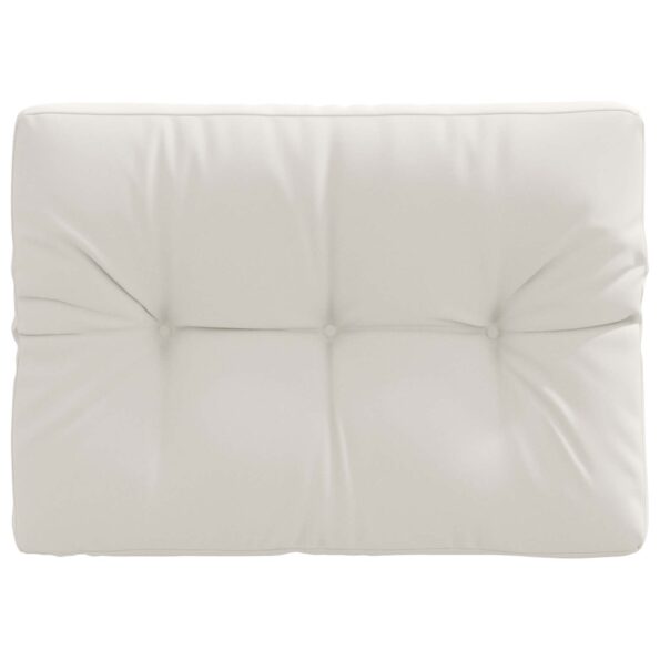 vidaXL Vankúš na paletu VIANEN 100% polyester Biela 70 x 40 x 12 cm – Obrázok 3