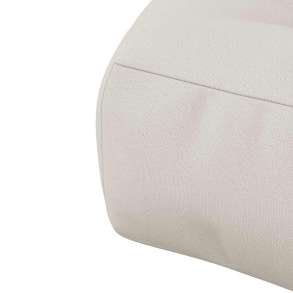 vidaXL Vankúš na paletu VIANEN 100% polyester Biela 70 x 40 x 12 cm – Obrázok 5