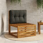 vidaXL Vankúš na paletu VIANEN 100% polyester Čierna 70 x 40 x 12 cm