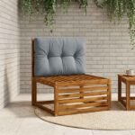 vidaXL Vankúš na paletu VIANEN 100% polyester Modrá 70 x 50 x 12 cm – Obrázok 8