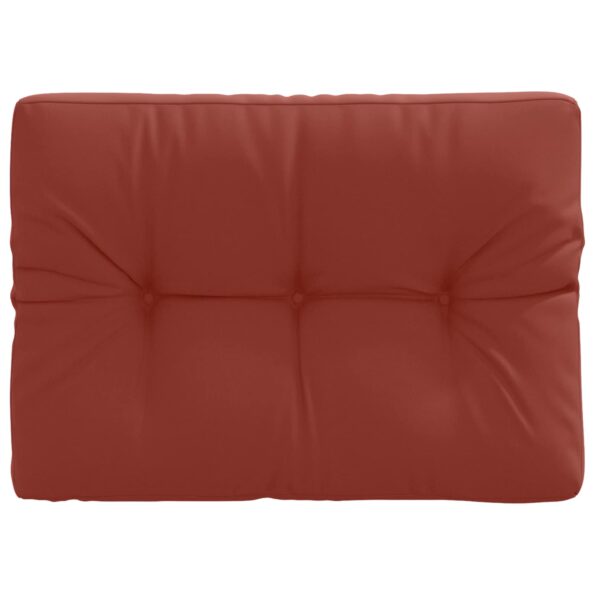 vidaXL Vankúš na paletu VIANEN 100% polyester Červená 70 x 60 x 12 cm – Obrázok 3