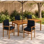 vidaXL 6-dielne vankúše na vysoké operadlo VIANEN 6 pcs 100% polyester – Obrázok 8