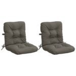 vidaXL 2-dielne vankúše na vysoké operadlo VIANEN 2 pcs 100% polyester