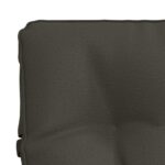 vidaXL Vankúš na ležadlo VIANEN 100% polyester Antracitová – Obrázok 5