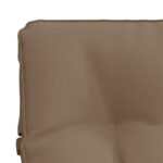 vidaXL Vankúš na ležadlo VIANEN 100% polyester Sivohnedá – Obrázok 5