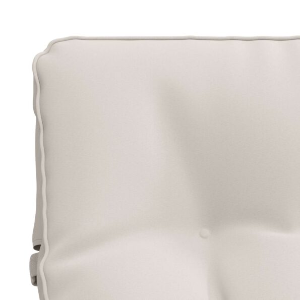 vidaXL Vankúš na ležadlo VIANEN 100% polyester Biela 200 x 55 x 8 cm – Obrázok 5