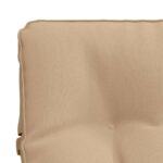 vidaXL Vankúš na ležadlo VIANEN 100% polyester Piesková – Obrázok 5