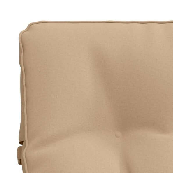 vidaXL Vankúš na ležadlo VIANEN 100% polyester Piesková – Obrázok 5