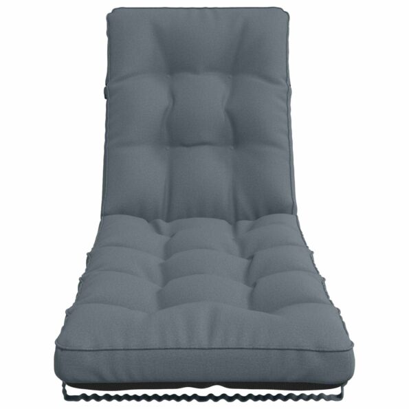 vidaXL Vankúš na ležadlo VIANEN 100% polyester Modrá 200 x 55 x 8 cm – Obrázok 3