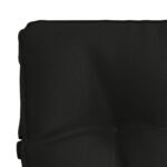 vidaXL Vankúš na ležadlo VIANEN 100% polyester Čierna 200 x 55 x 8 cm – Obrázok 5