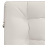 vidaXL Vankúš na ležadlo VIANEN 100% polyester Biela 200 x 70 x 8 cm – Obrázok 5