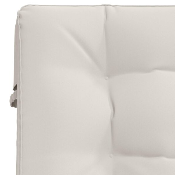 vidaXL Vankúš na ležadlo VIANEN 100% polyester Biela 200 x 70 x 8 cm – Obrázok 5