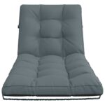 vidaXL Vankúš na ležadlo VIANEN 100% polyester Modrá 200 x 70 x 8 cm – Obrázok 3