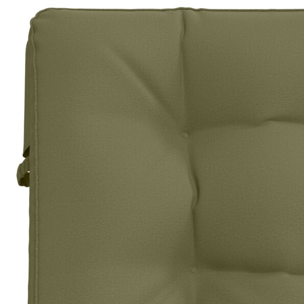 vidaXL Vankúš na ležadlo VIANEN 100% polyester Olivovo zelená – Obrázok 5