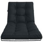 vidaXL Vankúš na ležadlo VIANEN 100% polyester Tmavomodrá – Obrázok 3