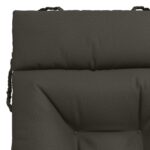 vidaXL Vankúš na ležadlo VIANEN 100% polyester Antracitová – Obrázok 5