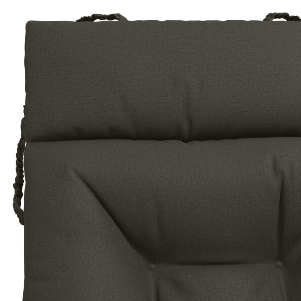 vidaXL Vankúš na ležadlo VIANEN 100% polyester Antracitová – Obrázok 5