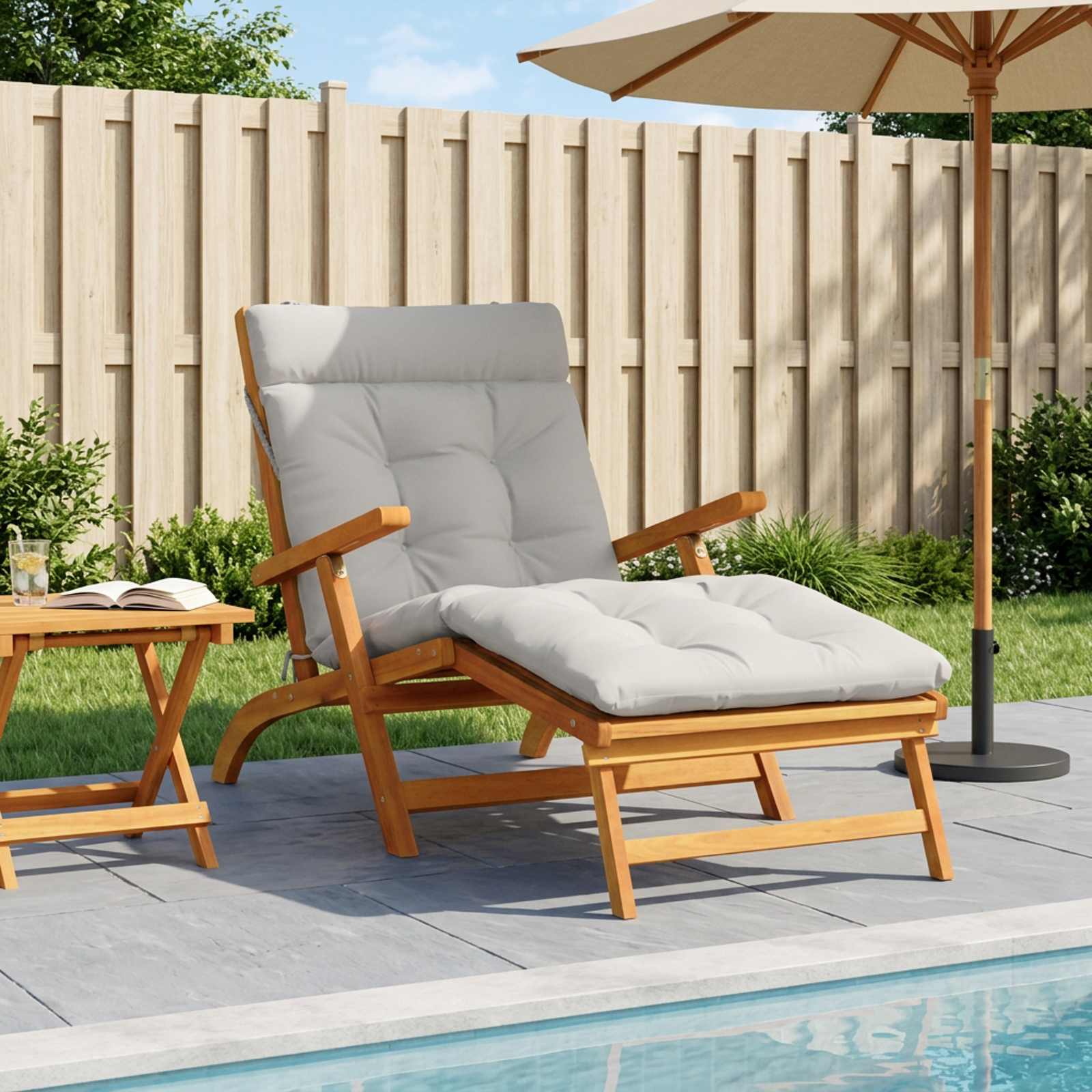 953941_1.jpg vidaXL Vankúš na ležadlo VIANEN 100% polyester Biela 200 x 90 x 8 cm – Obrázok 1