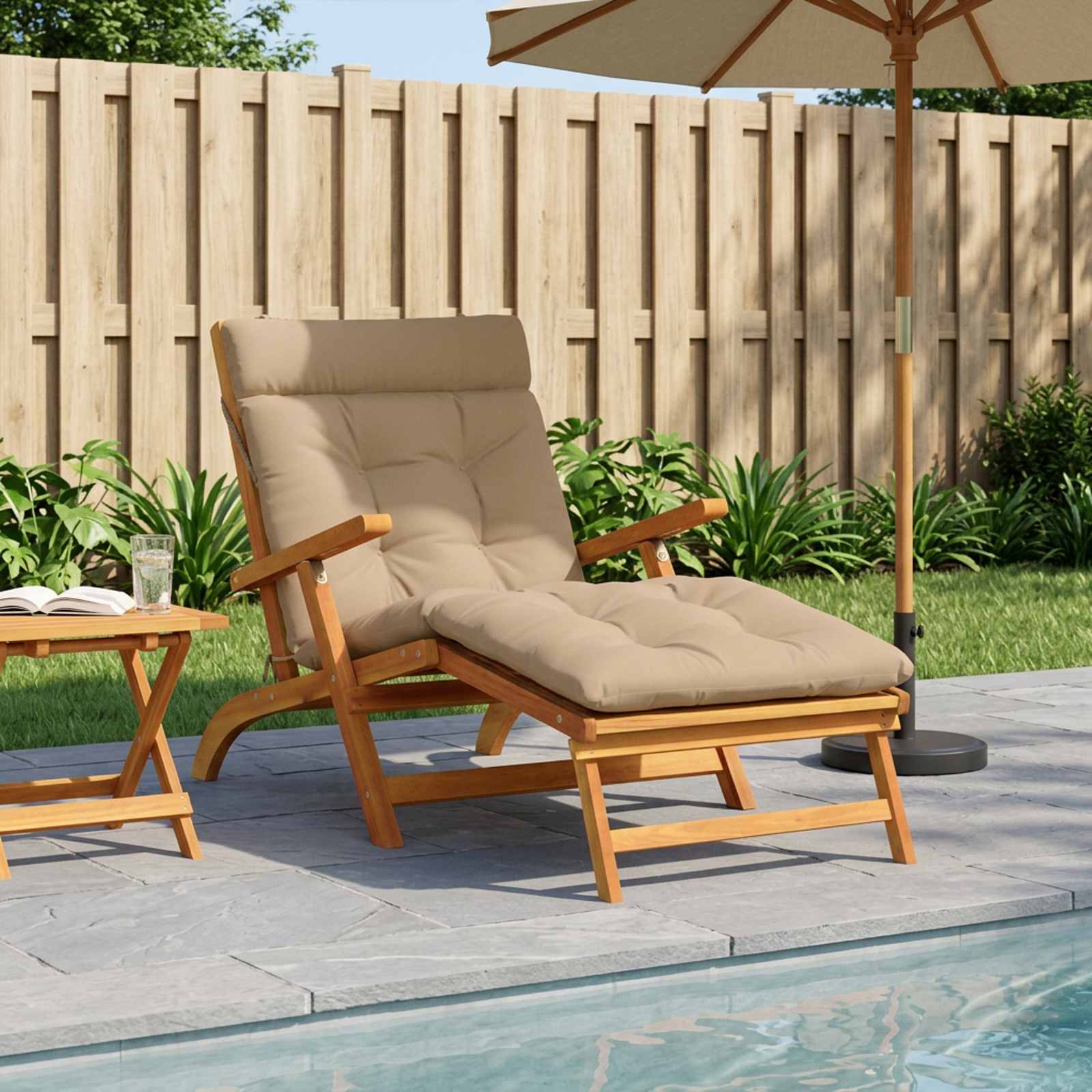 953942_1.jpg vidaXL Vankúš na ležadlo VIANEN 100% polyester Piesková – Obrázok 1