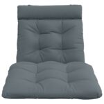 vidaXL Vankúš na ležadlo VIANEN 100% polyester Modrá 200 x 90 x 8 cm – Obrázok 3