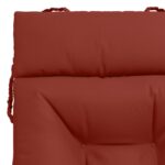 vidaXL Vankúš na ležadlo VIANEN 100% polyester Červená 200 x 90 x 8 cm – Obrázok 5