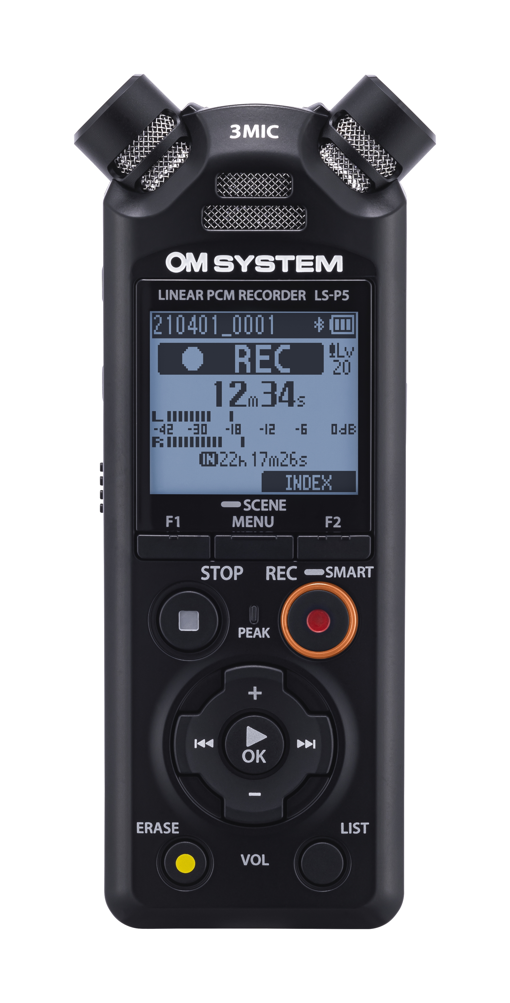 ID: 44514 Digitálny záznamník OM SYSTEM LS-P5 Linear PCM Recorder – Obrázok 1
