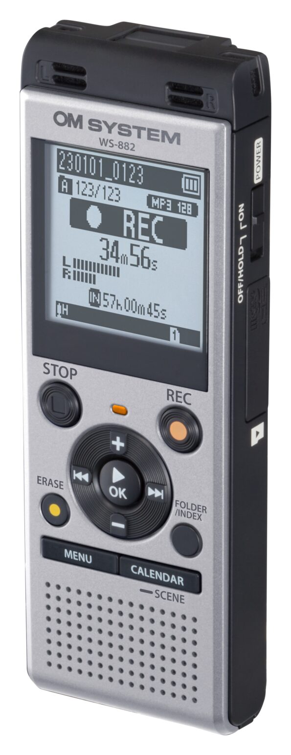 Digitálny záznamník OM SYSTEM WS-882 Silver – Obrázok 3