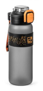 Fľaša G21 na pitie 1000 ml 2v1, sivá zmrznutá