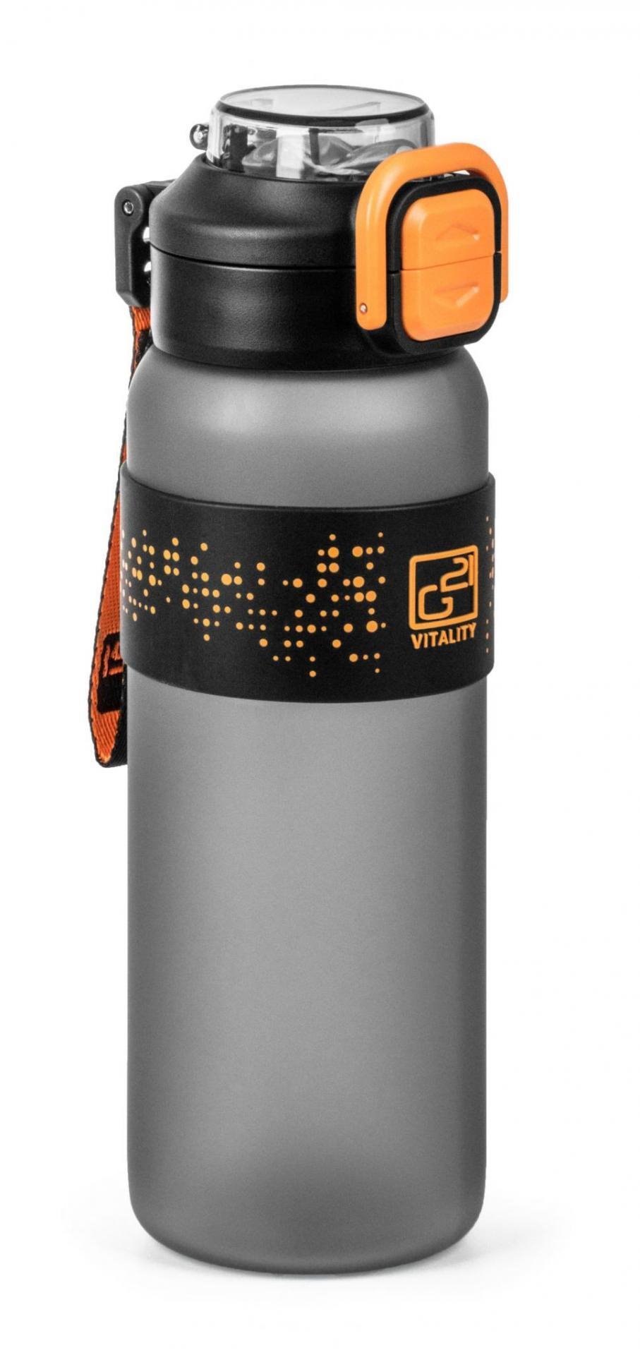 Flasa-G21-na-pitie-1000-ml-2v1-siva-zmrznuta Fľaša G21 na pitie 1000 ml 2v1, sivá zmrznutá – Obrázok 1