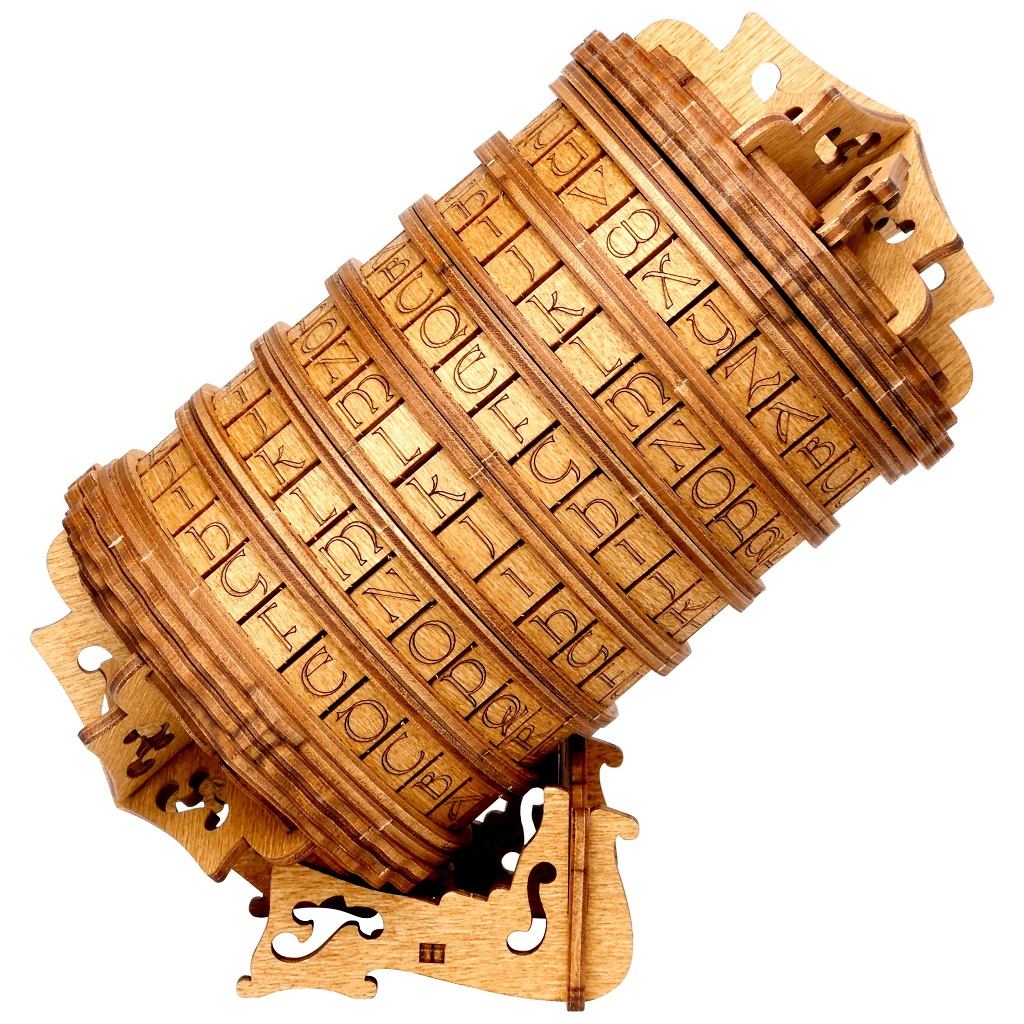 Hlavolam-EscapeWelt-dreveny-Cryptex Hlavolam EscapeWelt drevený, Cryptex – Obrázok 1