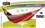 Hojdacia sieť Cattara TEXTIL 200x100cm červeno-žltá – Obrázok 4