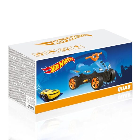 Hračka Dolu detská šliapacia štvorkolka modrá Hot Wheels – Obrázok 2