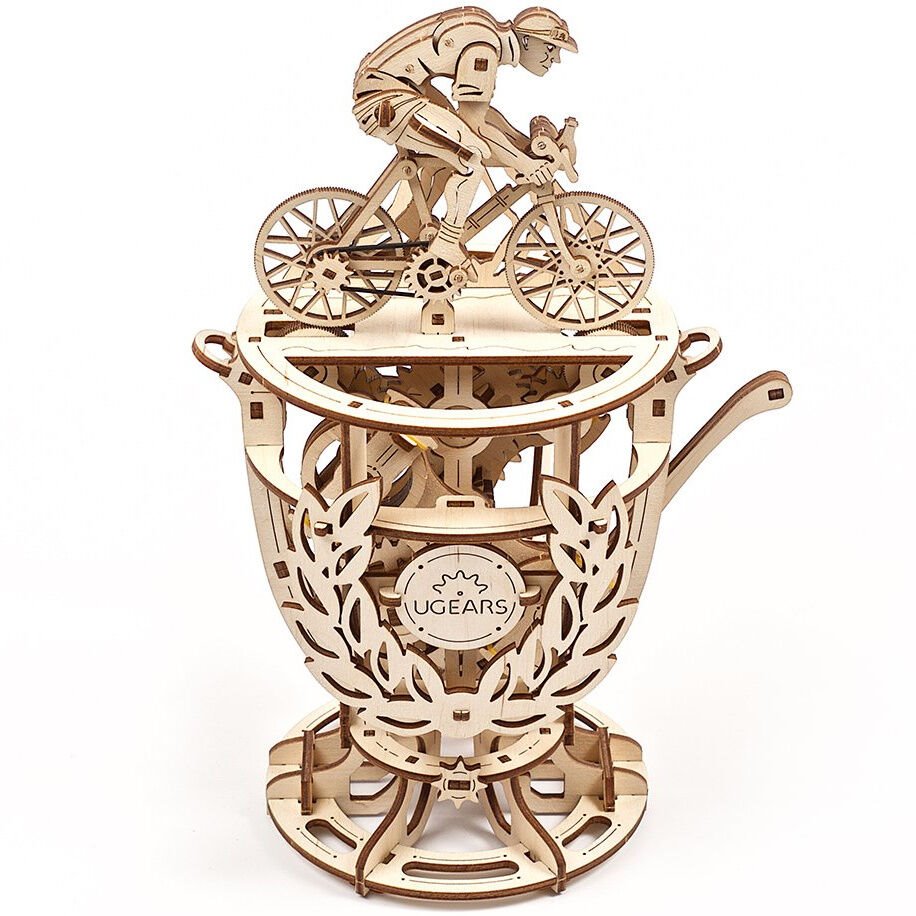 Hracka-Ugears-3D-drevene-mechanicke-puzzle-Samohybny-cyklista Hračka Ugears 3D drevené mechanické puzzle Samohybný cyklista – Obrázok 1