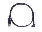 Kábel PremiumCord USB 2.0 - Micro USB 2.0 M/M 1m, lomený 90° Micro USB konektor, čierny – Obrázok 3